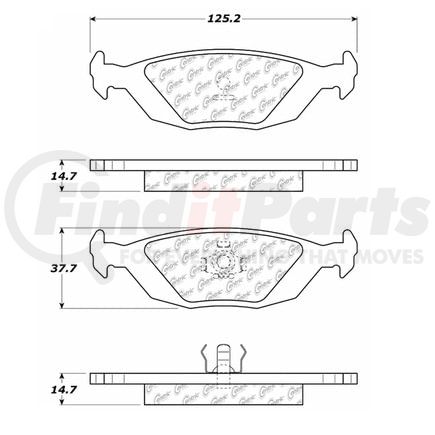 106.03220 by CENTRIC - PosiQuiet Extended Wear