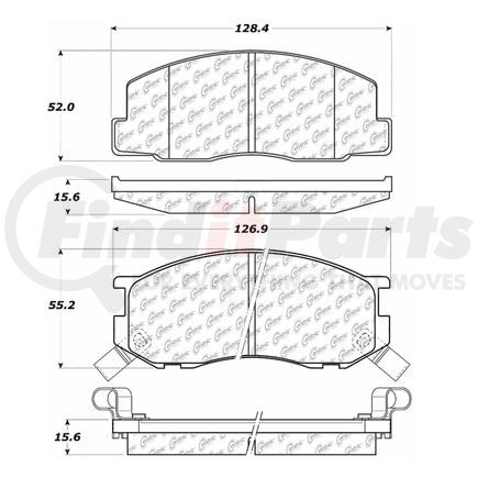 106.02630 by CENTRIC - PosiQuiet Extended Wear