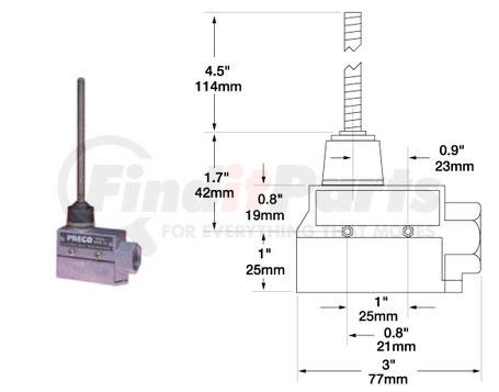 SWM43 by PRECO SAFETY - Safety Alarm-Switch