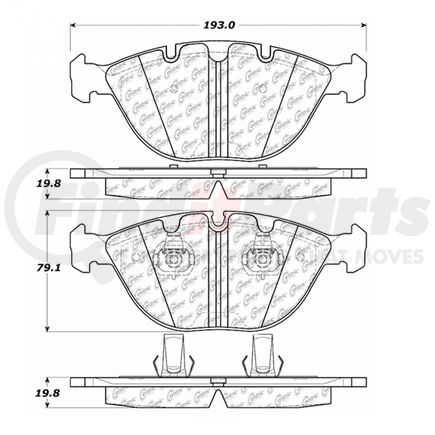 106.09200 by CENTRIC - PosiQuiet Extended Wear