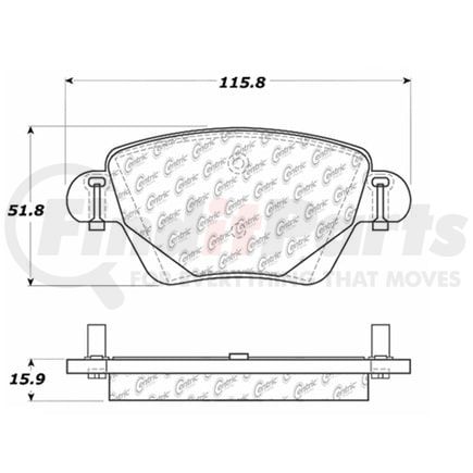 106.09110 by CENTRIC - PosiQuiet Extended Wear