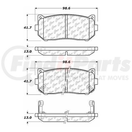 106.07750 by CENTRIC - PQ Extended Wear