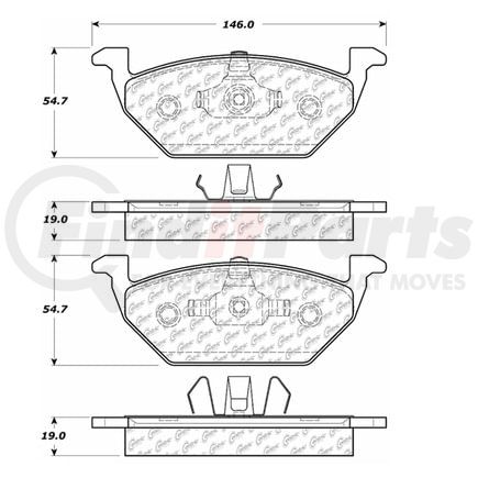 106.07680 by CENTRIC - PosiQuiet Extended Wear