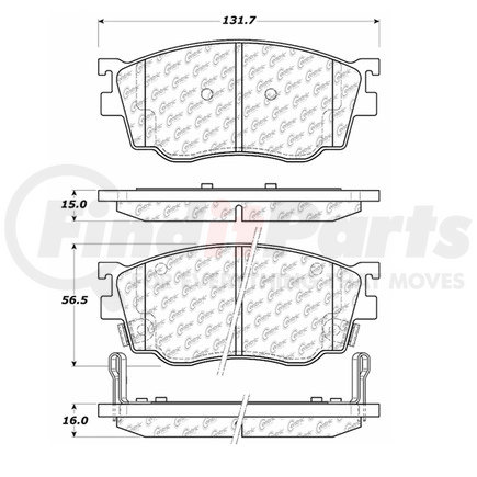 106.07550 by CENTRIC - PQ Extended Wear