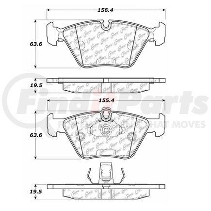 106.07250 by CENTRIC - PosiQuiet Extended Wear