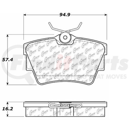 106.07060 by CENTRIC - PosiQuiet Extended Wear