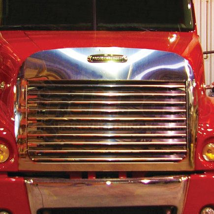 TF-1004 by TRUX - Hood Shield Bug Deflector, Louvered Grill & Surround Kit, for 2005+ Freightliner Century