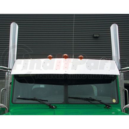 TSUN-P16 by TRUX - Sunvisor, 16", for 2005-2007 Peterbilt 379 Ultra Cab