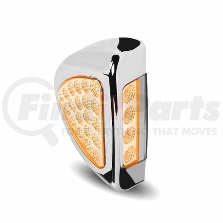 TLED-PSHXPINK by TRUX - Side Headlight Triangle, Dual Revolution, Amber/Pink, LED, 24 Diodes, for Peterbilt