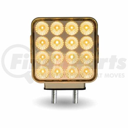 TLED-SDXPINK by TRUX - Dual Revolution, Double Face, Double Post, Square, LED, Amber/Red/Pink (44 Diodes)