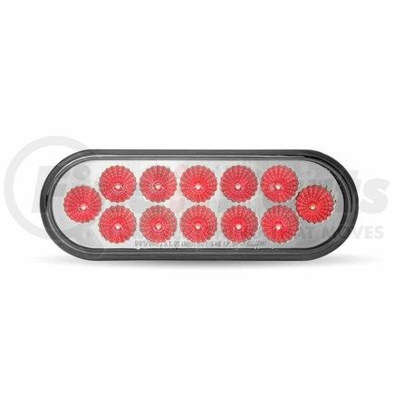TLED-OXRPINK by TRUX - Oval, Dual Revolution, Red/Pink, LED