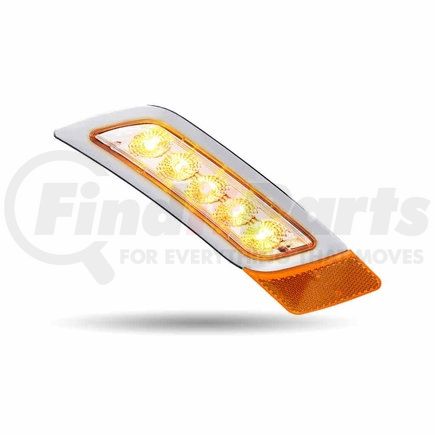 TLED-P400AP by TRUX - Fender Marker Light, RH, Dual Revolution, Amber/Purple, LED, for Peterbilt 579/567/587