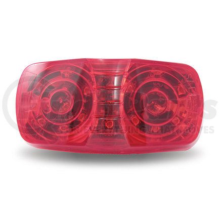 TLED-BR by TRUX - Marker Light, Double Bullseye, Red, LED (16 Diodes), 1 Hot Wire