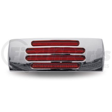 TLED-FTR by TRUX - Trailer Light - Marker, LED, 2" x 6", Flatline Red (22 Diodes)