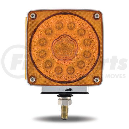 TLED-SDFR4 by TRUX - Fender Light, Amber/Red Turn Signal & Marker Double Face, LED, RH, Single Post