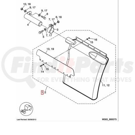 A22-58858-000 by FREIGHTLINER - Truck Quarter Fender