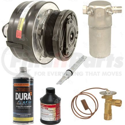 1610N by FOUR SEASONS - A/C Compressor Kit, Front and Rear, for 1988-1991 Chevrolet G30