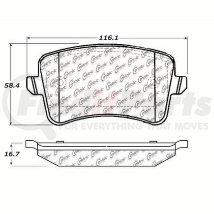 100.13060 by CENTRIC - OEM Brake Pads