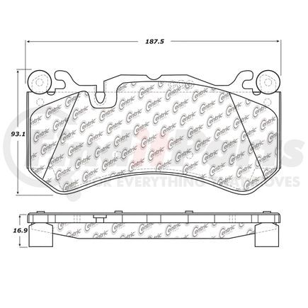 100.11790 by CENTRIC - OEM Brake Pads