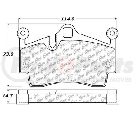 100.10560 by CENTRIC - OEM Brake Pads