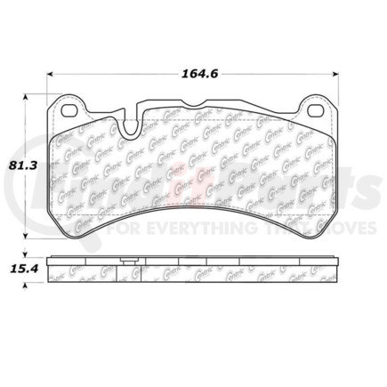 100.10450 by CENTRIC - OEM Brake Pads