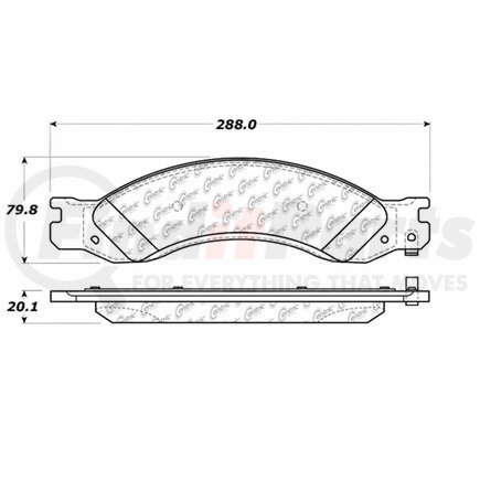 100.09950 by CENTRIC - OEM Brake Pads