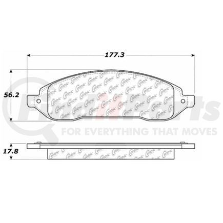 100.09590 by CENTRIC - OEM Brake Pads
