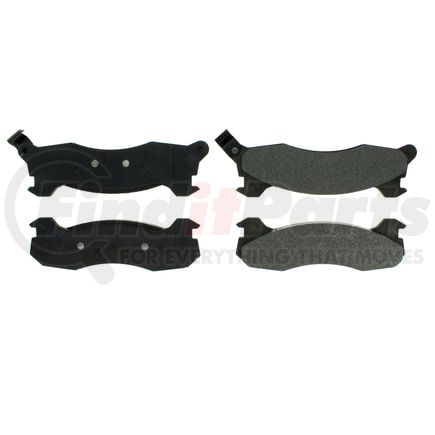 Centric 102.0204 Disc Brake Pad Set C-TEK Semi-Metallic Brake Pads with Shims