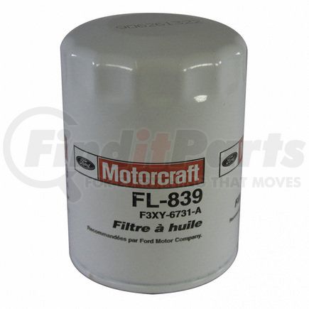 FL839 by MOTORCRAFT - OIL FILTER