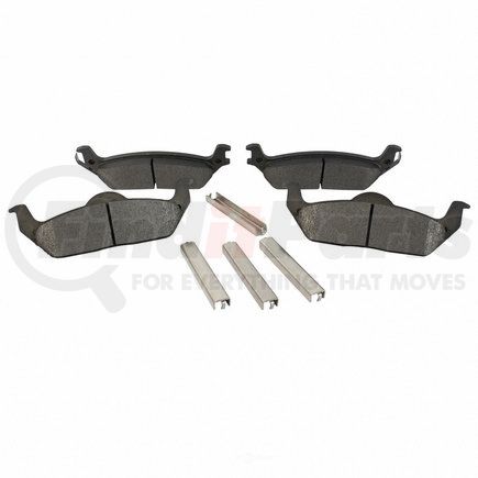 NBR1012 by MOTORCRAFT - Disc Brake Pad Set-Pads - Standard Premium - Integrally Molded Rear MOTORCRAFT