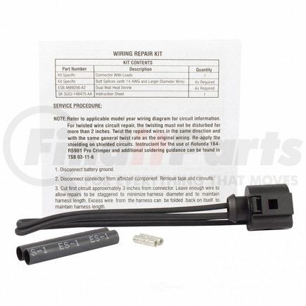 WPT-1024 by MOTORCRAFT - Power Window Motor Connector MOTORCRAFT WPT-1024