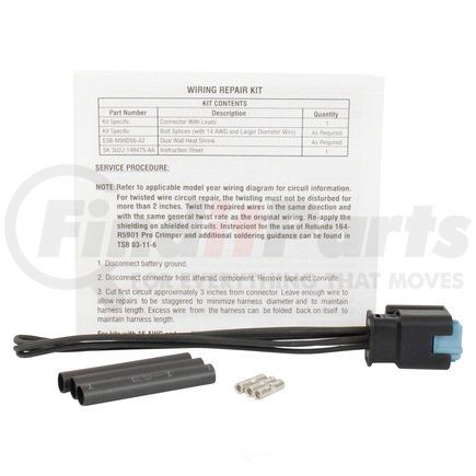 WPT1431 by MOTORCRAFT - Engine Crankshaft Position Sensor Connector MOTORCRAFT WPT-1431