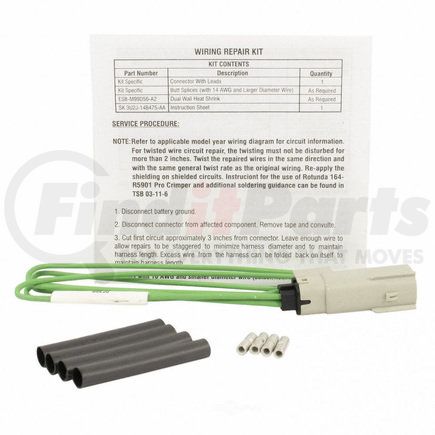 WPT1535 by MOTORCRAFT - Oxygen Sensor Connector-EcoBoost MOTORCRAFT WPT-1535