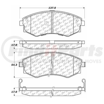 100.06790 by CENTRIC - OEM Brake Pads