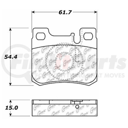 100.06010 by CENTRIC - OEM Brake Pads