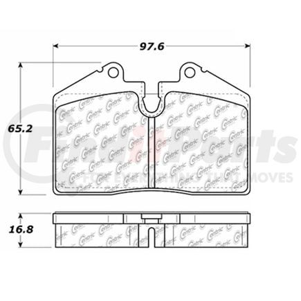 100.05910 by CENTRIC - OEM Brake Pads
