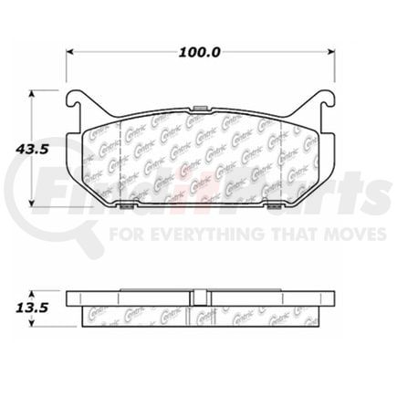 100.05630 by CENTRIC - OEM Brake Pads