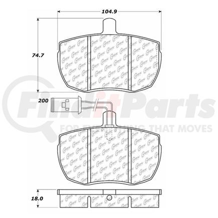 100.05060 by CENTRIC - OEM Brake Pads