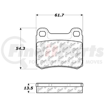100.03290 by CENTRIC - OEM Brake Pads
