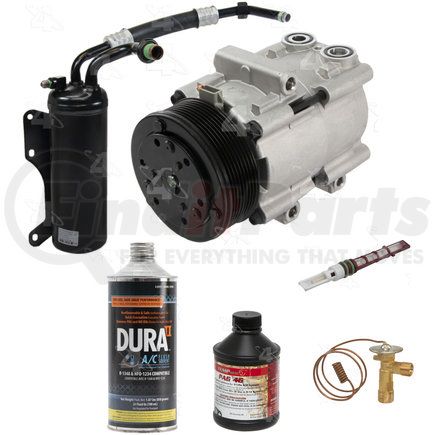 1725N by FOUR SEASONS - A/C Compressor Kit, Front and Rear, for 1997-1999 Ford Econoline Super Duty