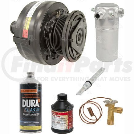 2418R by FOUR SEASONS - A/C Compressor Kit, Front and Rear, for 1989-1991 GMC V1500 Suburban