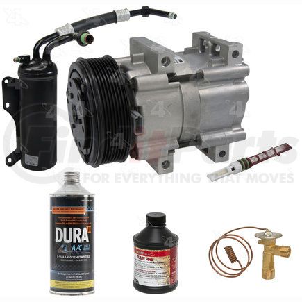 2619N by FOUR SEASONS - A/C Compressor Kit, Front and Rear, for 1997 Ford E350 Econoline Club Wagon