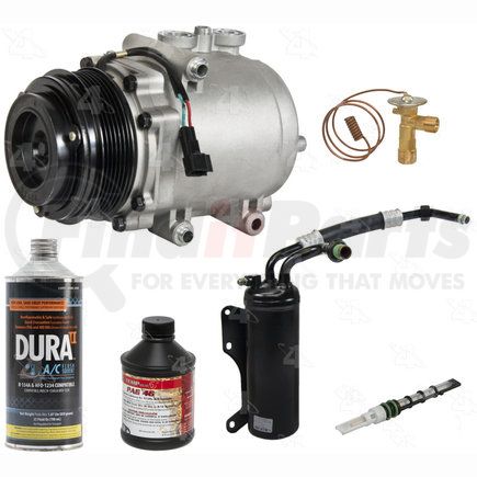 2953N by FOUR SEASONS - A/C Compressor Kit, Front and Rear, for 2002 Ford E150 Econoline Club Wagon