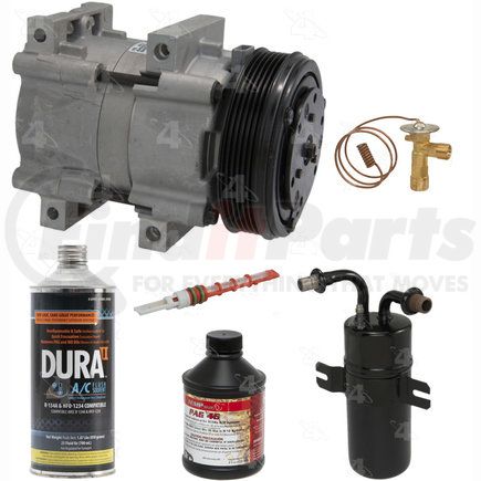 3195N by FOUR SEASONS - A/C Compressor Kit, Front and Rear, for 1990-1991 Ford E350 Econoline