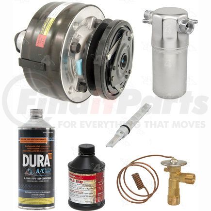 3556N by FOUR SEASONS - A/C Compressor Kit, Front and Rear, for 1985-1986 GMC Safari