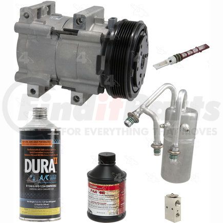 3664N by FOUR SEASONS - A/C Compressor Kit, Front and Rear, for 1997-1998 Ford Windstar