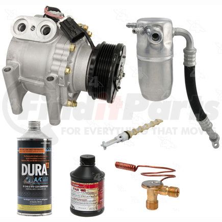 3697N by FOUR SEASONS - A/C Compressor Kit, Front and Rear, for 2003-2006 Chevrolet Trailblazer EXT