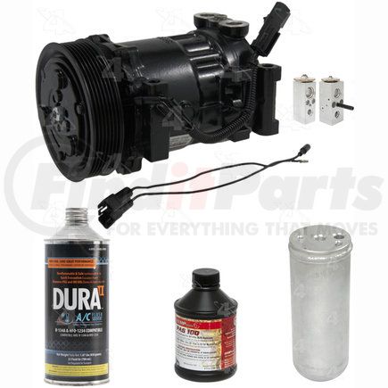 3925R by FOUR SEASONS - A/C Compressor Kit, Front and Rear, for 1998-2000 Dodge Durango