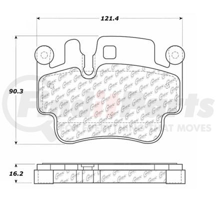 100.09300 by CENTRIC - OEM Brake Pads