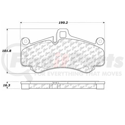 100.09290 by CENTRIC - OEM Brake Pads